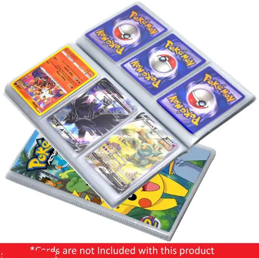 SALPITOYS Pokemon Cards holder Album 26 Pages Empty Card Binder ( 78 Pocket Album) (Multicolor)