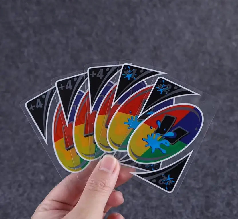 TUMAMA UNO H2O Cardst Waterproof Plastic Cards for Adults - 110 Cards with Case  (Multicolor)