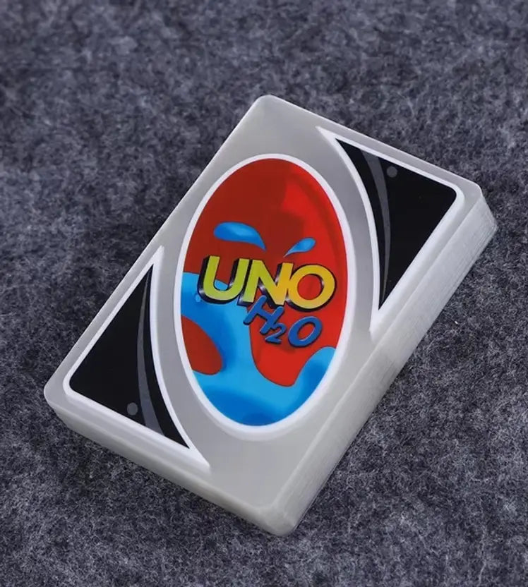 TUMAMA UNO H2O Cardst Waterproof Plastic Cards for Adults - 110 Cards with Case  (Multicolor)