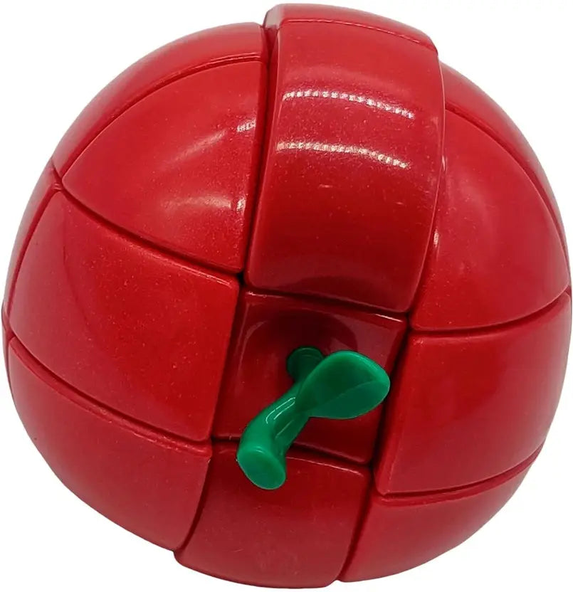 SALPITOYS Apple Fruit Shaped Cube 3x3 Realistic Magic Speed Puzzle, Red  (1 Pieces)