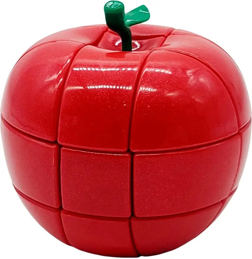 SALPITOYS Apple Fruit Shaped Cube 3x3 Realistic Magic Speed Puzzle, Red  (1 Pieces)