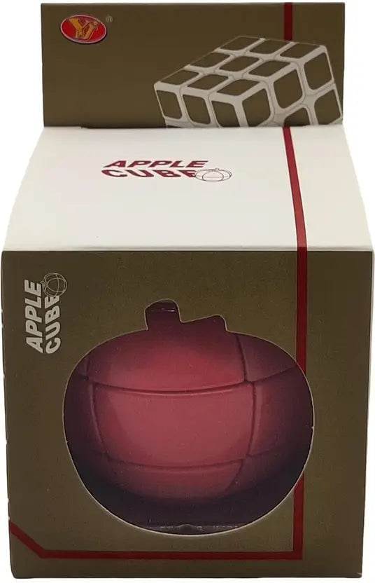 SALPITOYS Apple Fruit Shaped Cube 3x3 Realistic Magic Speed Puzzle, Red  (1 Pieces)