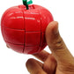 SALPITOYS Apple Fruit Shaped Cube 3x3 Realistic Magic Speed Puzzle, Red  (1 Pieces)