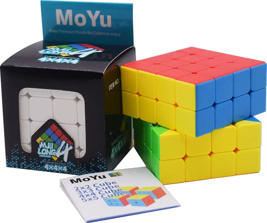 SALPITOYS MoYu MFJS MeiLong 4 4X4X4 High Speed Stickerless Magic Puzzle Cube Toy  (1 Pieces)