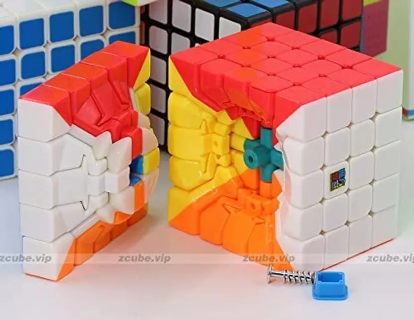 SALPITOYS MoYu MFJS Meilong Cubing Classroom 5X5 Cube Stickerless  (1 Pieces)