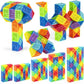 SALPITOYS QiYi Geometric Magic Snake Cube Twisty Puzzle Toys, 24 Blocks,  (1 Pieces)