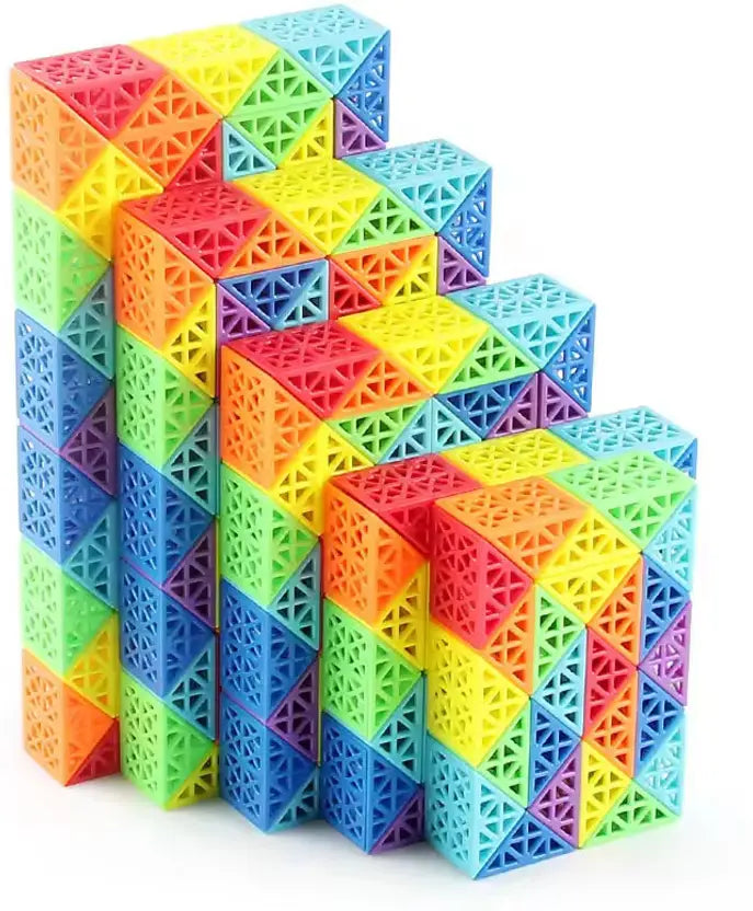 SALPITOYS QiYi Geometric Magic Snake Cube Twisty Puzzle Toys, 24 Blocks,  (1 Pieces)