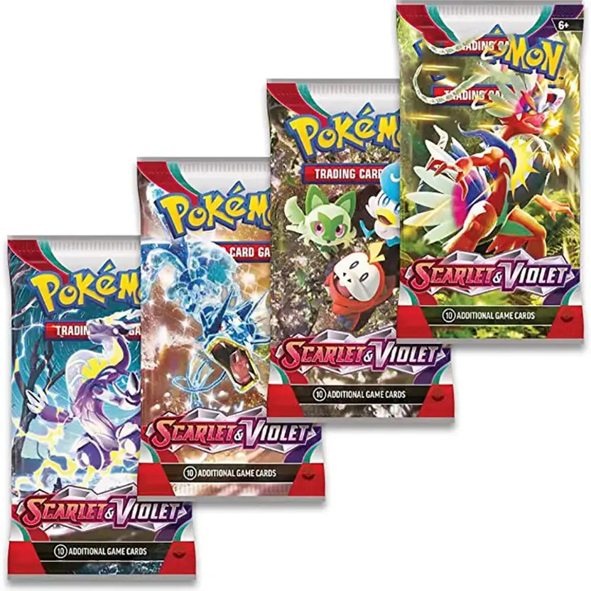 SALPITOYS POKE-MON scarlet and violet 100 CARDS  (MULTI COLORS)
