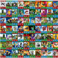 SALPITOYS 100 pcs Anime Minecraft Game Figure Collection Card Battle Carte Cartoon Game  (Multicolor)