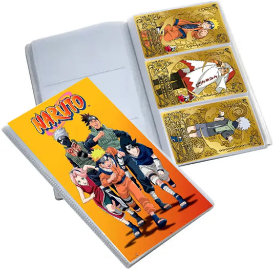 SALPITOYS 3 Pocket with 26 Pages Card Binder Naruto Card holder Album ( 78 Pocket Album)  (Multicolor)