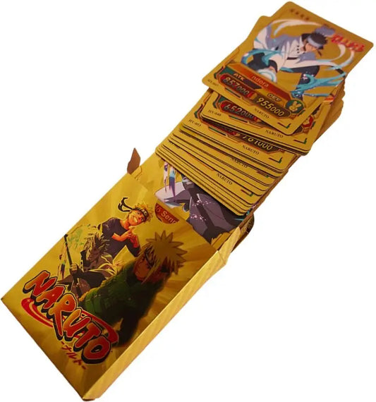 SALPITOYS Anime Naruto Foil 55 Cards  (Gold)