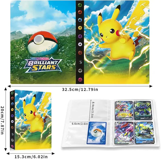 SALPITOYS blinder Trading Card Albums, Card Scrapbook, Card Album  (Multicolor)