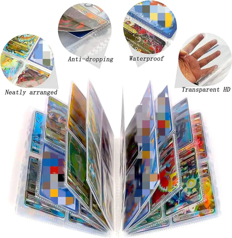 SALPITOYS blinder Trading Card Albums, Card Scrapbook, Card Album  (Multicolor)