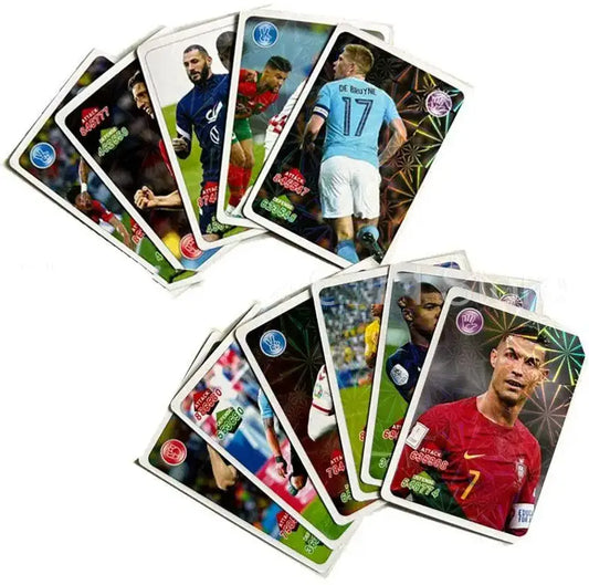 SALPITOYS FOOTBALL Euro Soccer Cards - 48 Unique Soccer Player Cards -6 Pack.  (MULTI COLORS)