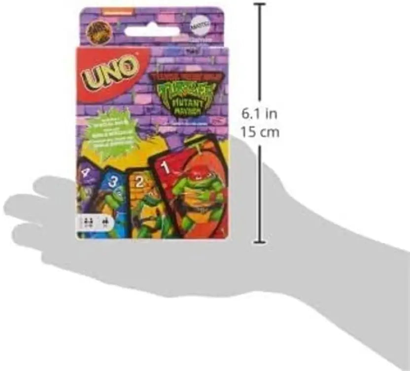 SALPITOYS Games UNO Teenage Mutant Ninja Turtles Mutant Mayhem Card Game for Kids & Family  (Multicolor)