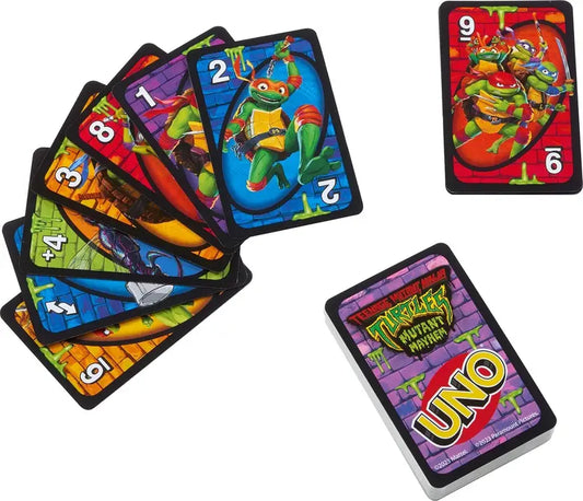 SALPITOYS Games UNO Teenage Mutant Ninja Turtles Mutant Mayhem Card Game for Kids & Family  (Multicolor)