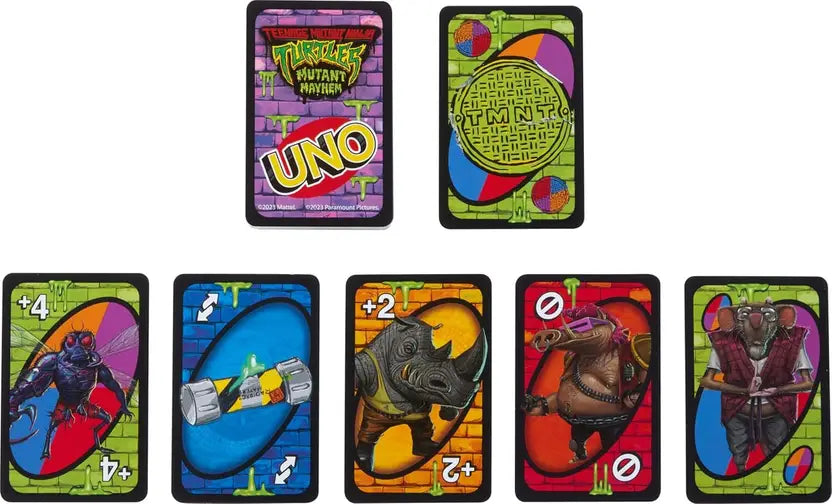 SALPITOYS Games UNO Teenage Mutant Ninja Turtles Mutant Mayhem Card Game for Kids & Family  (Multicolor)