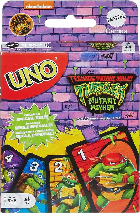SALPITOYS Games UNO Teenage Mutant Ninja Turtles Mutant Mayhem Card Game for Kids & Family  (Multicolor)