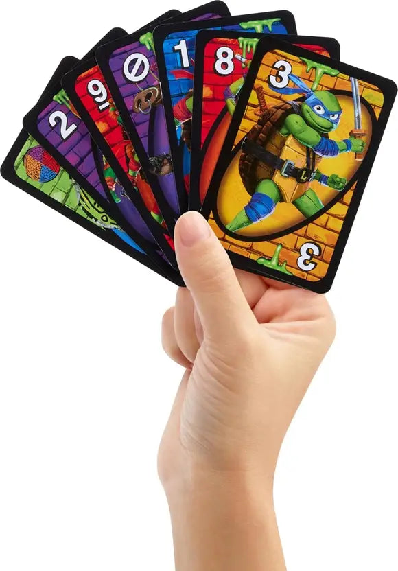 SALPITOYS Games UNO Teenage Mutant Ninja Turtles Mutant Mayhem Card Game for Kids & Family  (Multicolor)