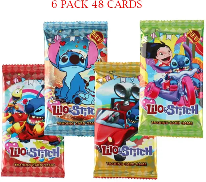 SALPITOYS LILO & Stitch Baby Collection 50 Card Shiny Stitch Cute Cards Gam Anime  (Multicolor)