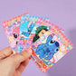 SALPITOYS LILO & Stitch Baby Collection 50 Card Shiny Stitch Cute Cards Gam Anime  (Multicolor)