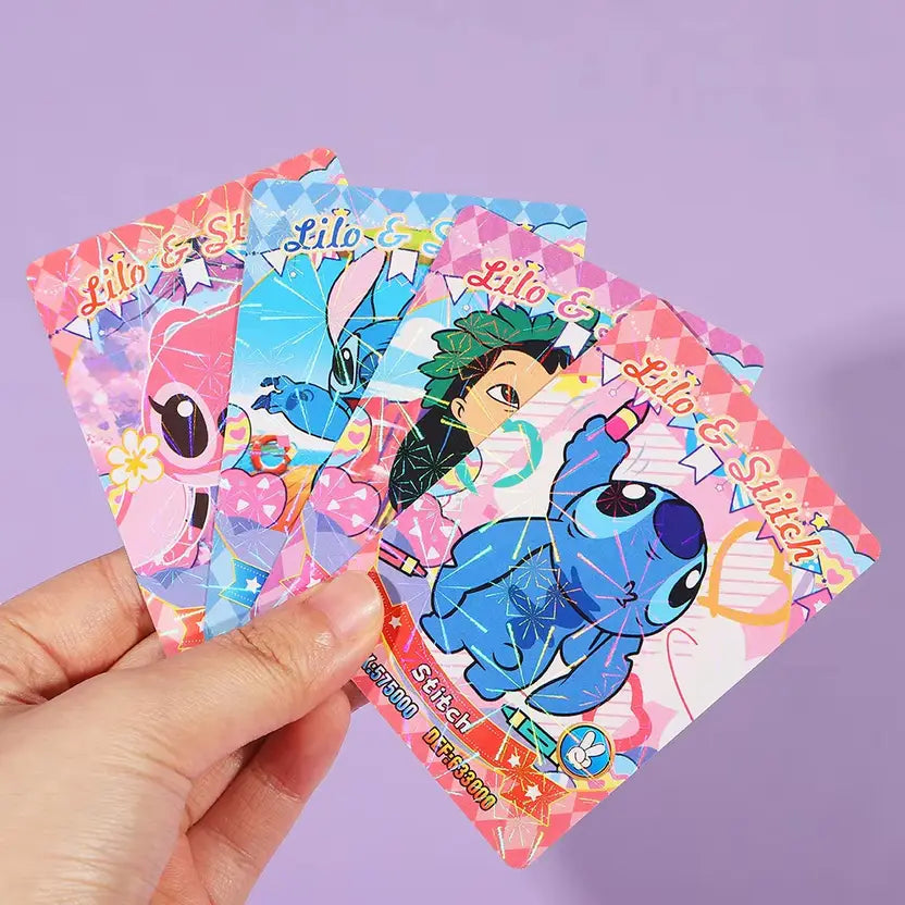 SALPITOYS LILO & Stitch Baby Collection 50 Card Shiny Stitch Cute Cards Gam Anime  (Multicolor)