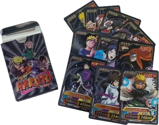 SALPITOYS Anime Naruto Foil 55 Cards  (MULTI COLORS)