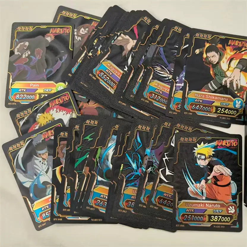 SALPITOYS Anime Naruto Foil 55 Cards  (MULTI COLORS)