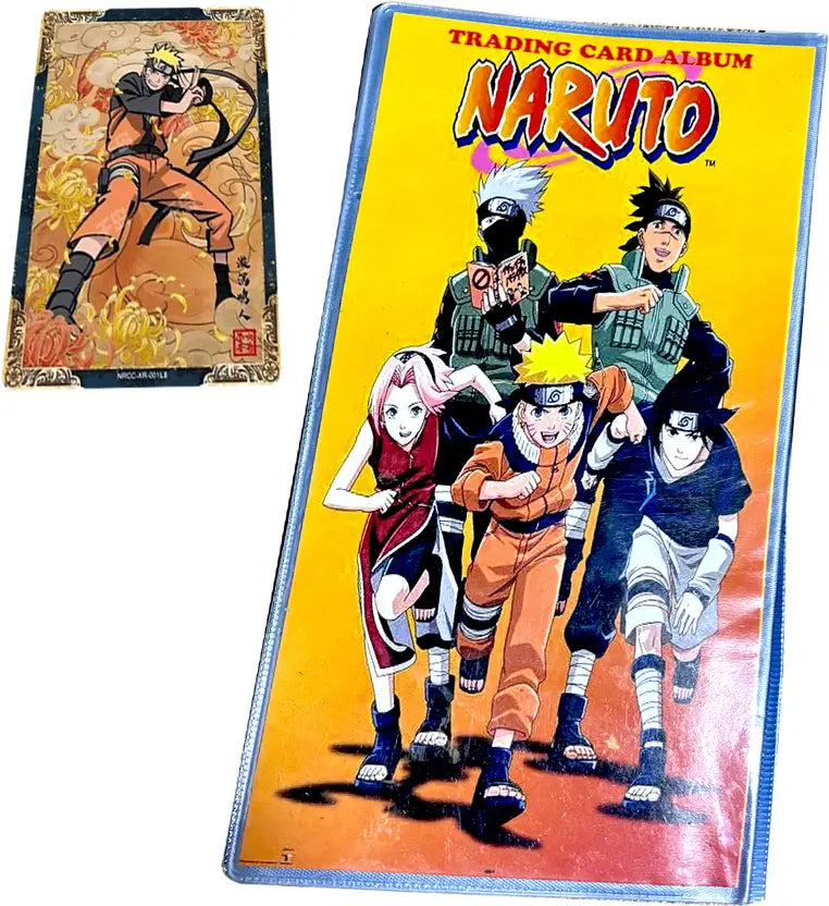 SALPITOYS NARUTO Empty Card Binder 4 Pocket Card Binder with 26 Pages ( 104 Pocket Album)  (Multicolor)