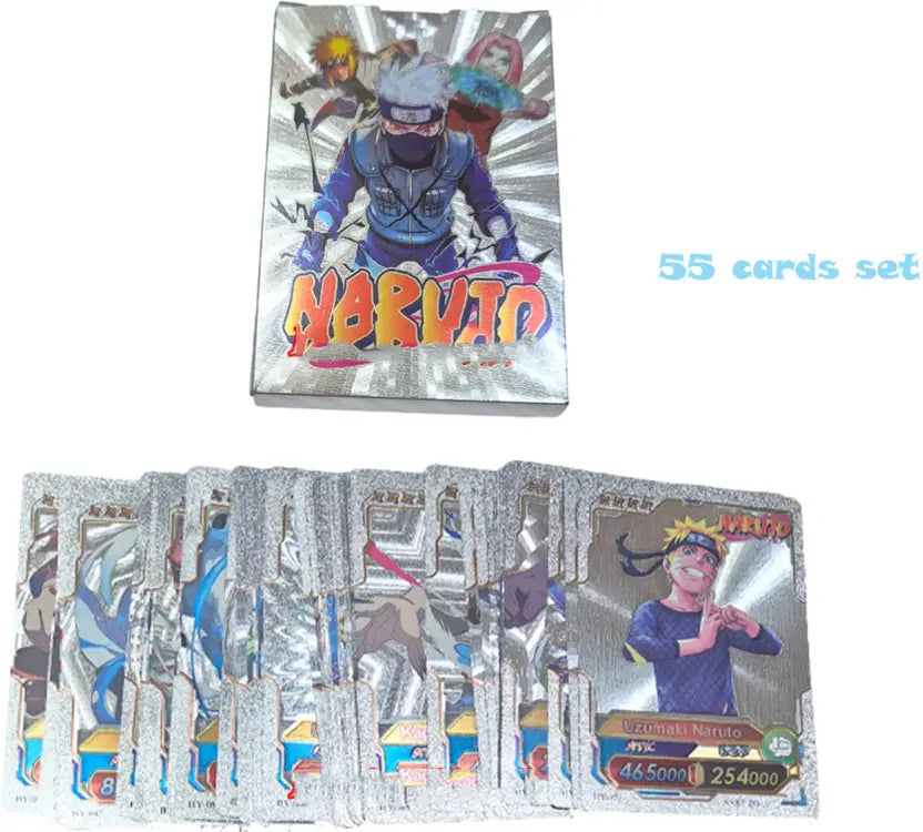 SALPITOYS Anime Naruto Foil 55 Cards  (MULTI COLORS)