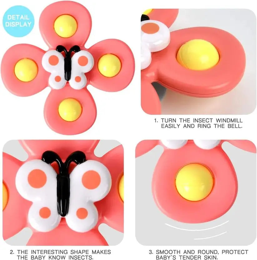 SALPITOYS Staked Wind Spinner  (Multicolor)