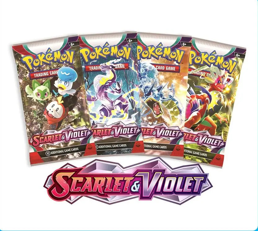 SALPITOYS POKE-MON scarlet and violet 100 CARDS  (MULTI COLORS)