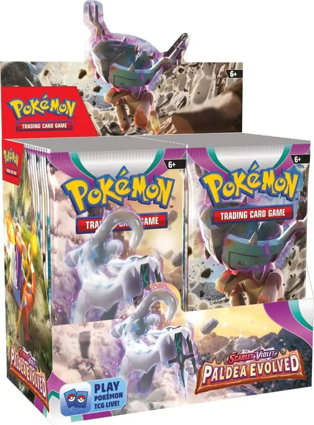 SALPITOYS Poké-mon Scarlet & Violet - Paldea Evolved Booster Display Box 360 CARDS  (Gold)
