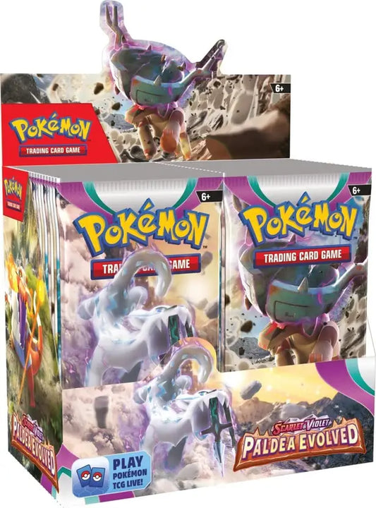 SALPITOYS Poké-mon Scarlet & Violet - Paldea Evolved Booster Display Box 360 CARDS  (Gold)