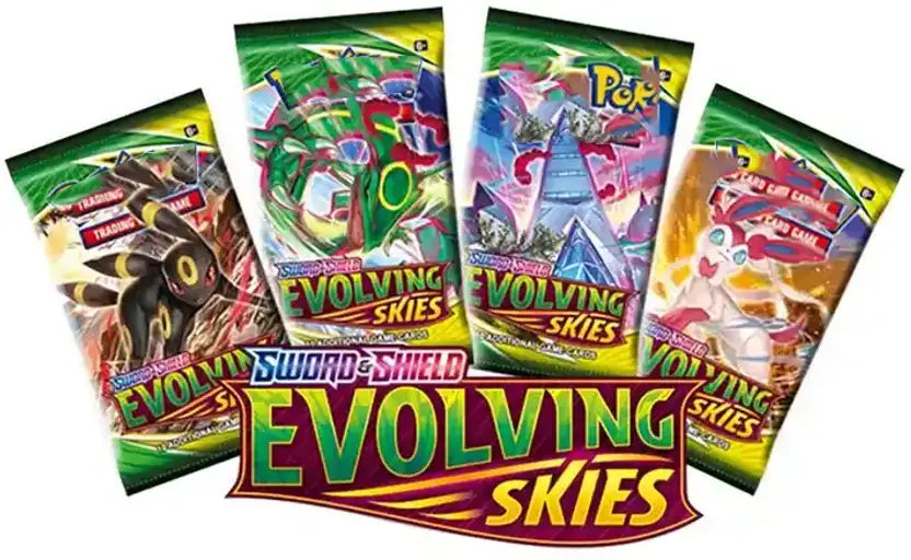 SALPITOYS Poké-mon : Sword & Shield Evolving Skies Booster Box 360 CARDS  (MULTI COLORS)