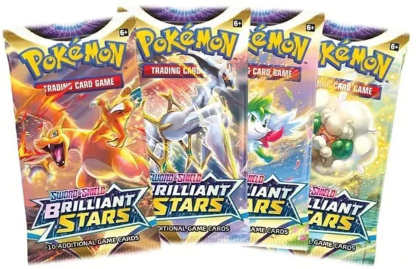 SALPITOYS Poke-mon Sword & Shield Brillaint Star Booster Display Box 36 Packs 360 cards  (MULTI COLORS)