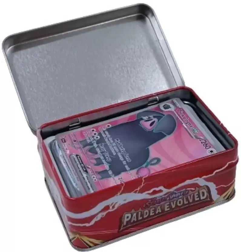 TOYTAL Scarlet & Violet – Paldea Pokémon Vmax EX 2023 Tin Box | 42 Premium Trading Cards for Kids & Collectors | Multicolor
