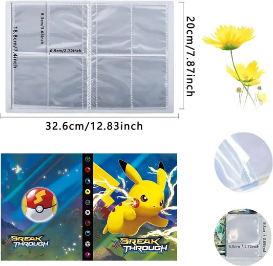 SALPITOYS Trading Card Albums, Card Scrapbook, Card Album, Card Holder Album, Card Folder  (Multicolor)