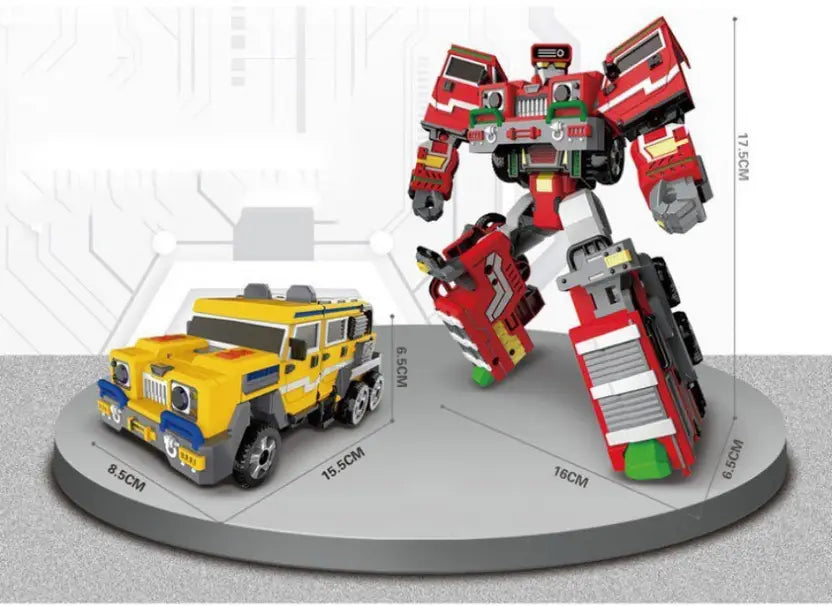 SALPITOYS Transformer Cars, Set of 3, ABS Plastic, Optimus Prime Action Figures  (Multicolor)