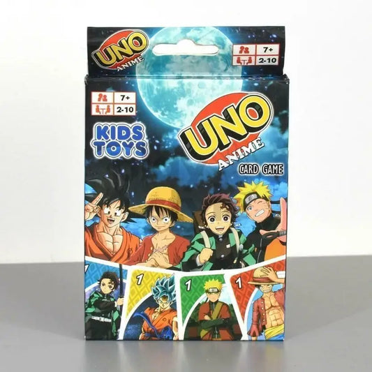SALPITOYS UNO Anime Paper Playing Cards| 112 Goku UNO Card Game with Special Rule  (Multicolor)