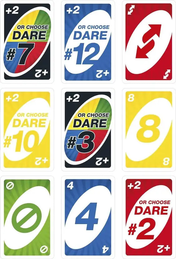 SALPITOYS UNO Dare Card Game  (MULTI COLORS)