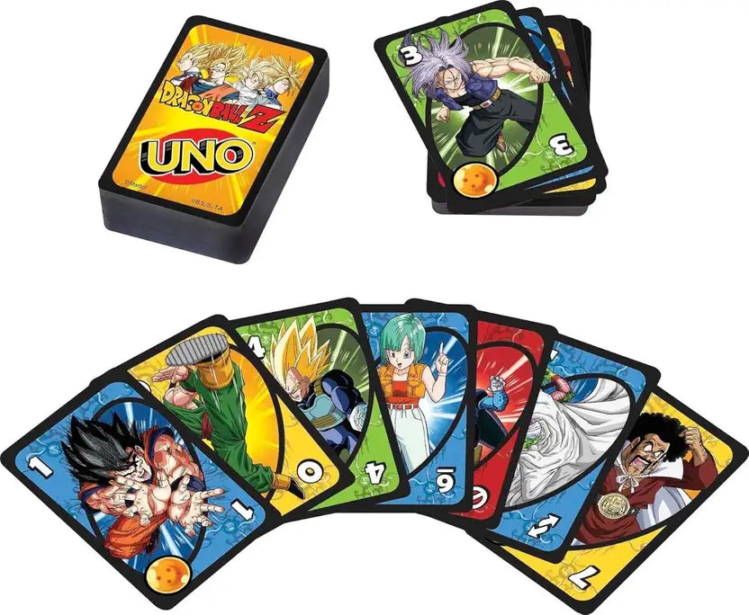 SALPITOYS UNO Dragon Ball Z Card Game for Family Night Featuring Deck  (Multicolor)