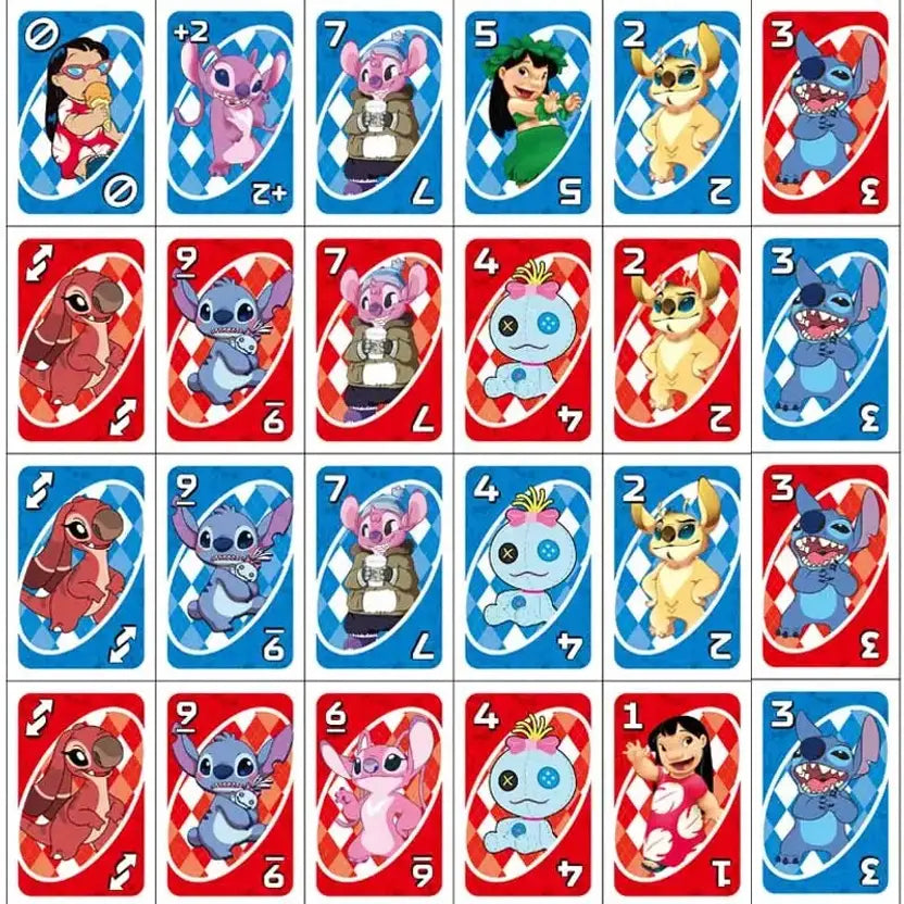 SALPITOYS UNO Lilo and Stitch Card Game for Kids, Adults & Family with Deck  (Multicolor)