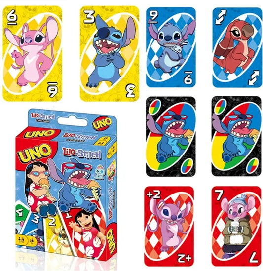 SALPITOYS UNO Lilo and Stitch Card Game for Kids, Adults & Family with Deck  (Multicolor)