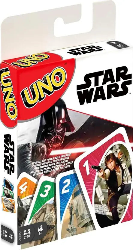 SALPITOYS UNO Star Wars Matching Card Game Featuring 112 Cards with Unique Wild Card  (MULTI COLORS)