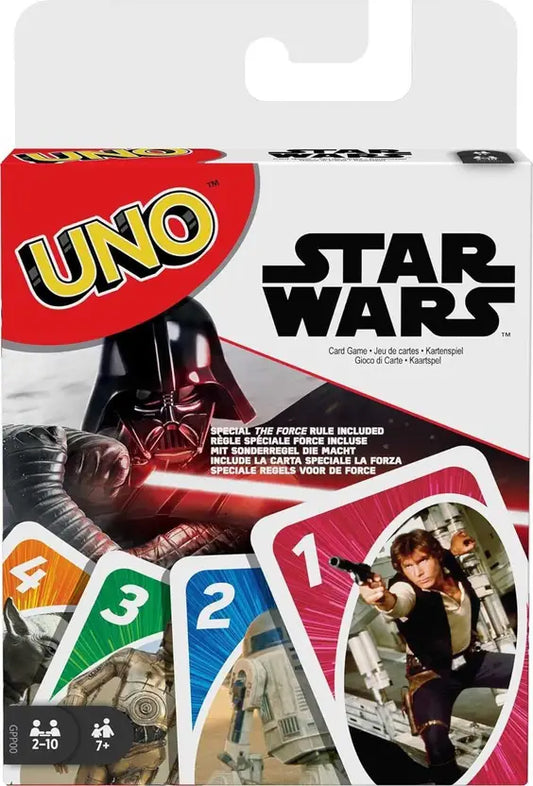 SALPITOYS UNO Star Wars Matching Card Game Featuring 112 Cards with Unique Wild Card  (MULTI COLORS)