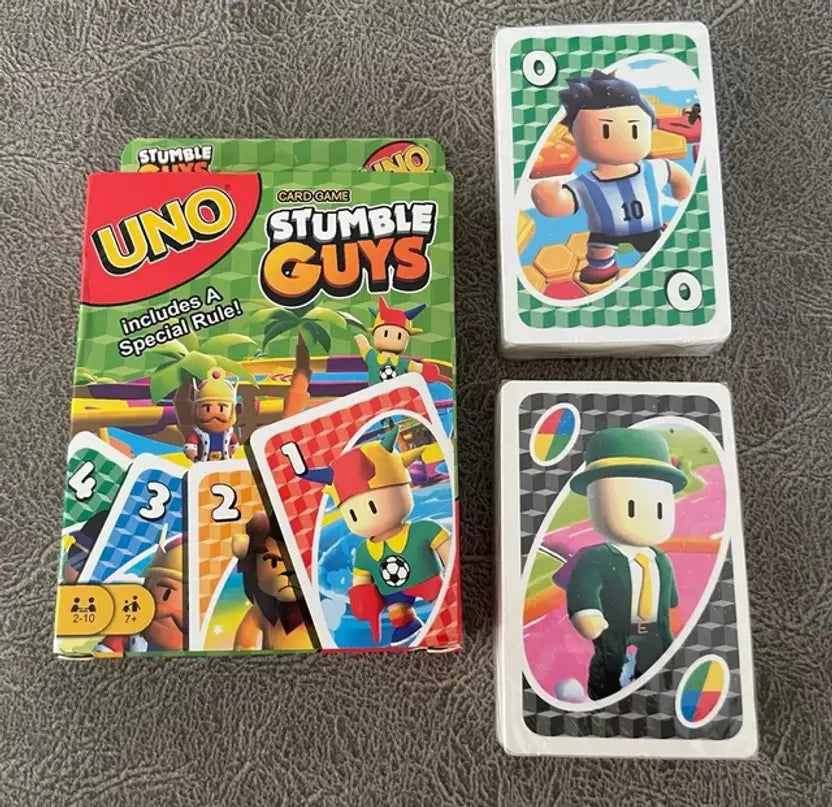 SALPITOYS UNO STUMBLE GUYS Card Game for Family Night Featuring Tv Show Themed Graphics  (Multicolor)