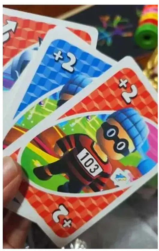 SALPITOYS UNO STUMBLE GUYS Card Game for Family Night Featuring Tv Show Themed Graphics  (Multicolor)