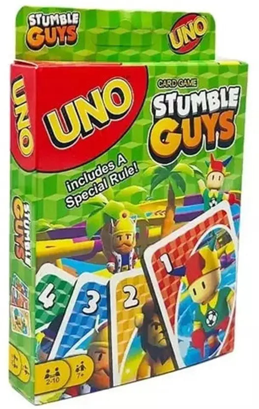 SALPITOYS UNO STUMBLE GUYS Card Game for Family Night Featuring Tv Show Themed Graphics  (Multicolor)