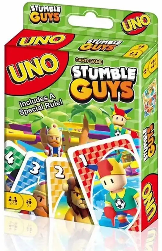 SALPITOYS UNO STUMBLE GUYS Card Game for Family Night Featuring Tv Show Themed Graphics  (Multicolor)